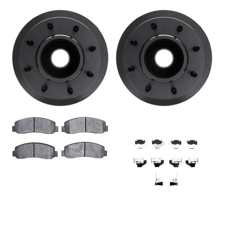 DYNAMIC FRICTION CO 6412-54275, Rotors with Ultimate Duty Performance Brake Pads includes Hardware 6412-54275